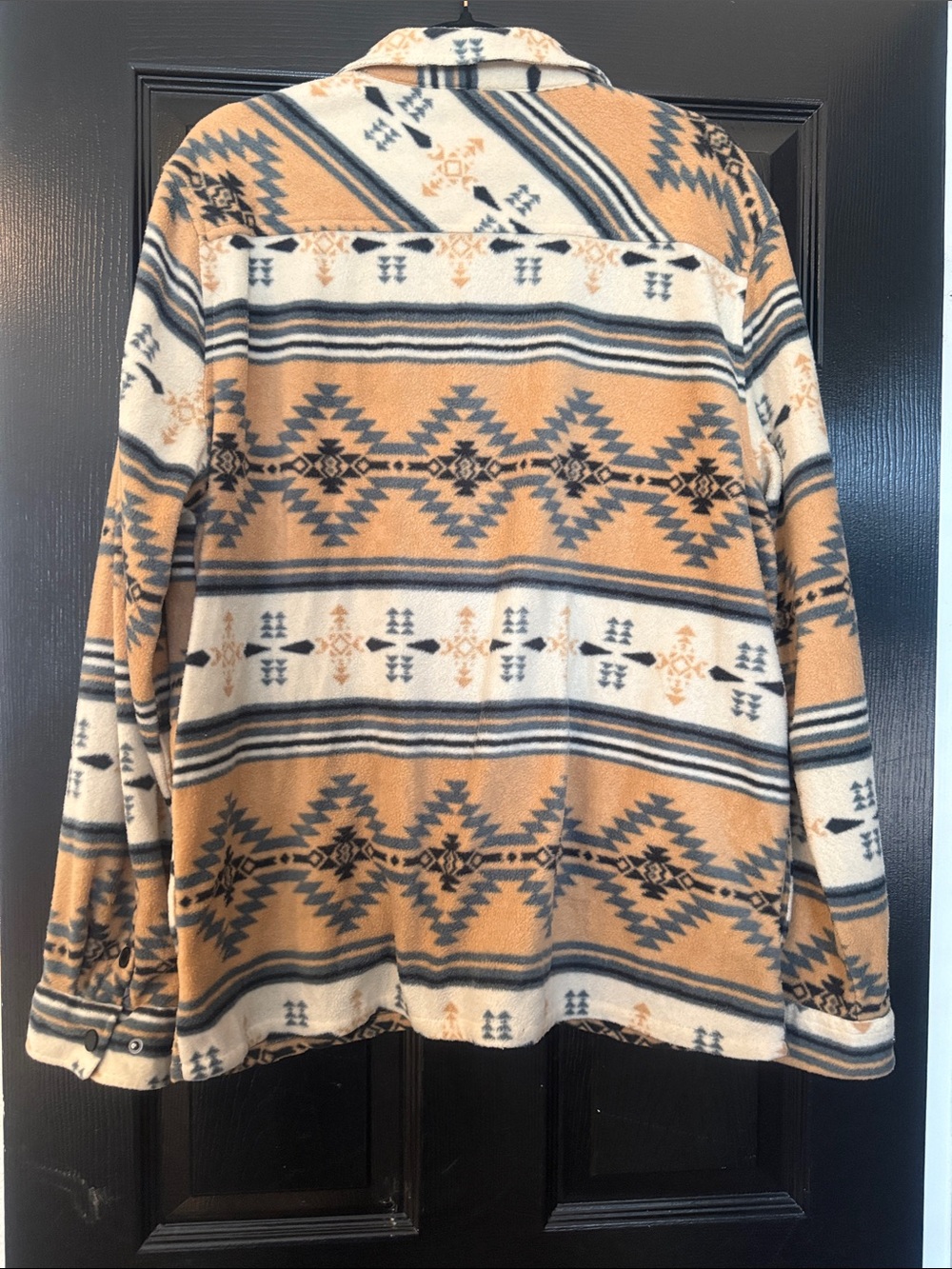 Women's patterned button-front jacket - Picture 3 of 3